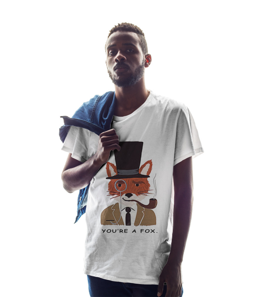 Fantastic Mr. Fox You're A Fox Monocle And Top Hat Pipe T-Shirt