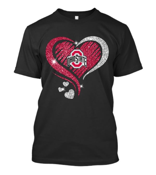 Ohio State Sparkling Heart T-Shirt