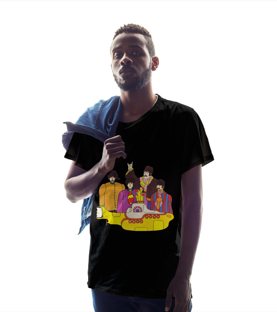 Tb 42 Yellow Submarine Cartoon Quartet T-Shirt