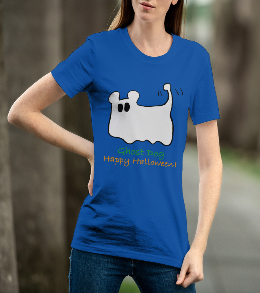 Ghost Dog Happy Halloween T-Shirt