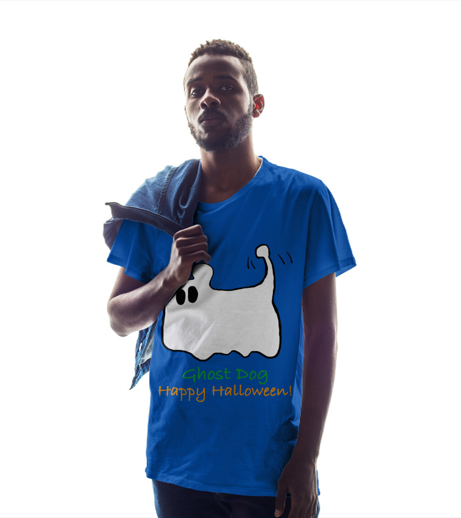 Ghost Dog Happy Halloween T-Shirt