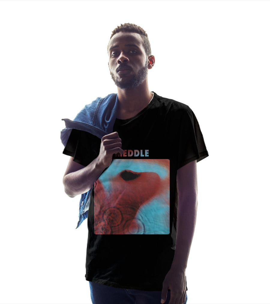 Pink Floyd - Meddle Album Cover Art Vintage Style T-Shirt