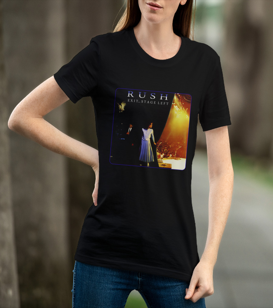 Rush Exit Stage Left Live Performance Album Cover T-Shirt