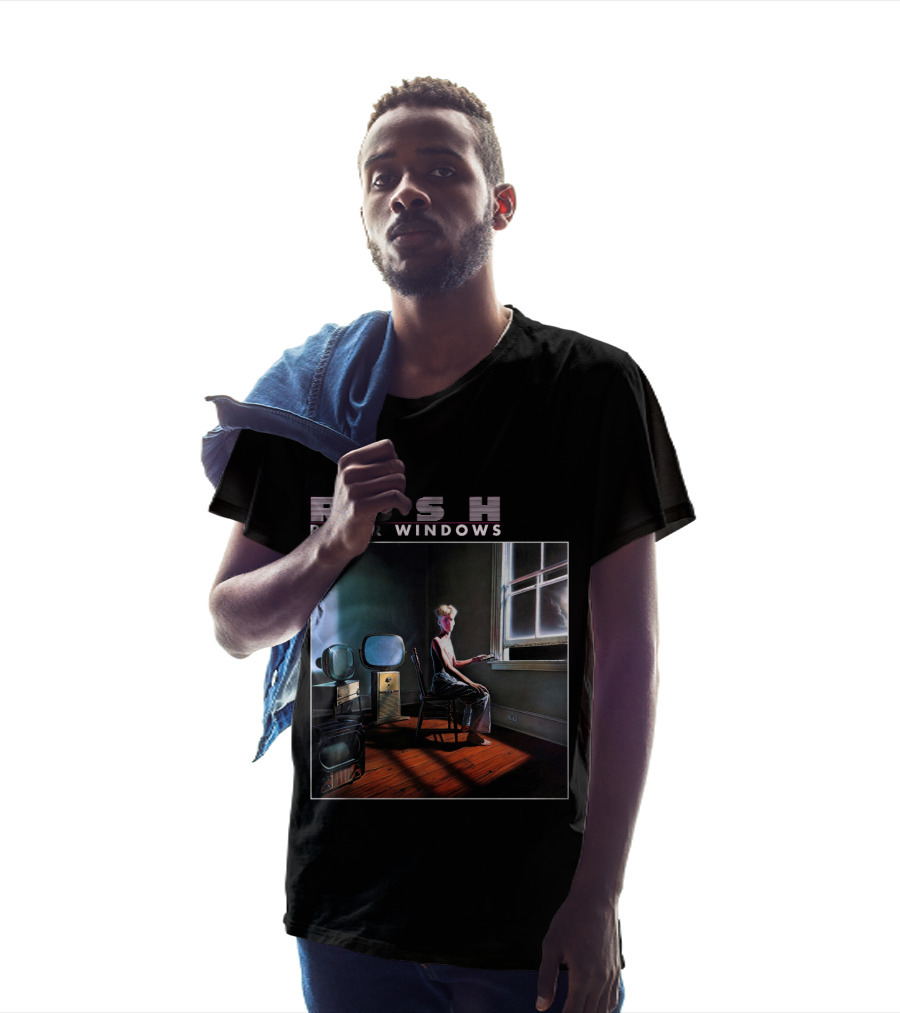 Rush Power Windows Album Cover Art Vintage Television Room Scene T-Shirt
