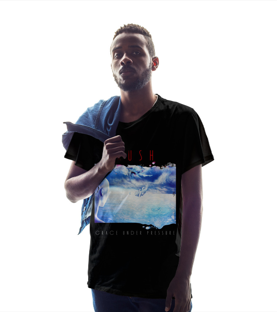 Rush Grace Under Pressure Album Cover Art With Surreal Ocean And Sky T-Shirt