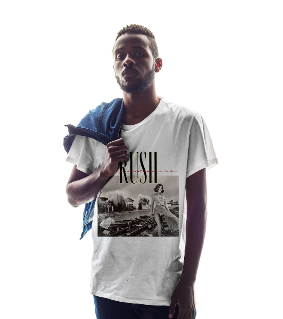 Rush Permanent Waves Classic Album Cover Photography T-Shirt
