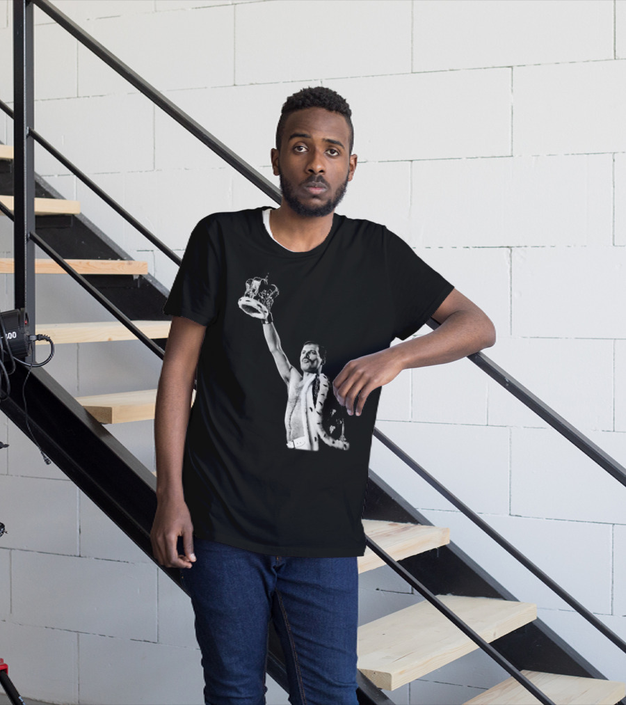 QN Freddie Mercury Crown Iconic Pose T-Shirt