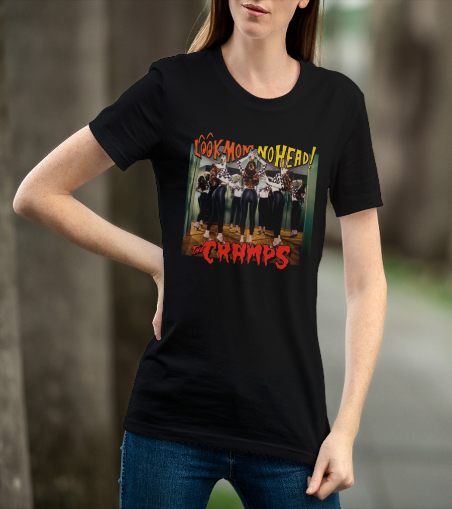 The Cramps Look Mom No Head Album Cover With Surreal Mirror Reflection T-Shirt