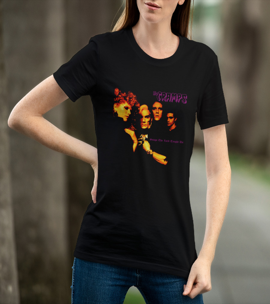 The Cramps Songs The Lord Taught Us Album Cover Tcr T-Shirt