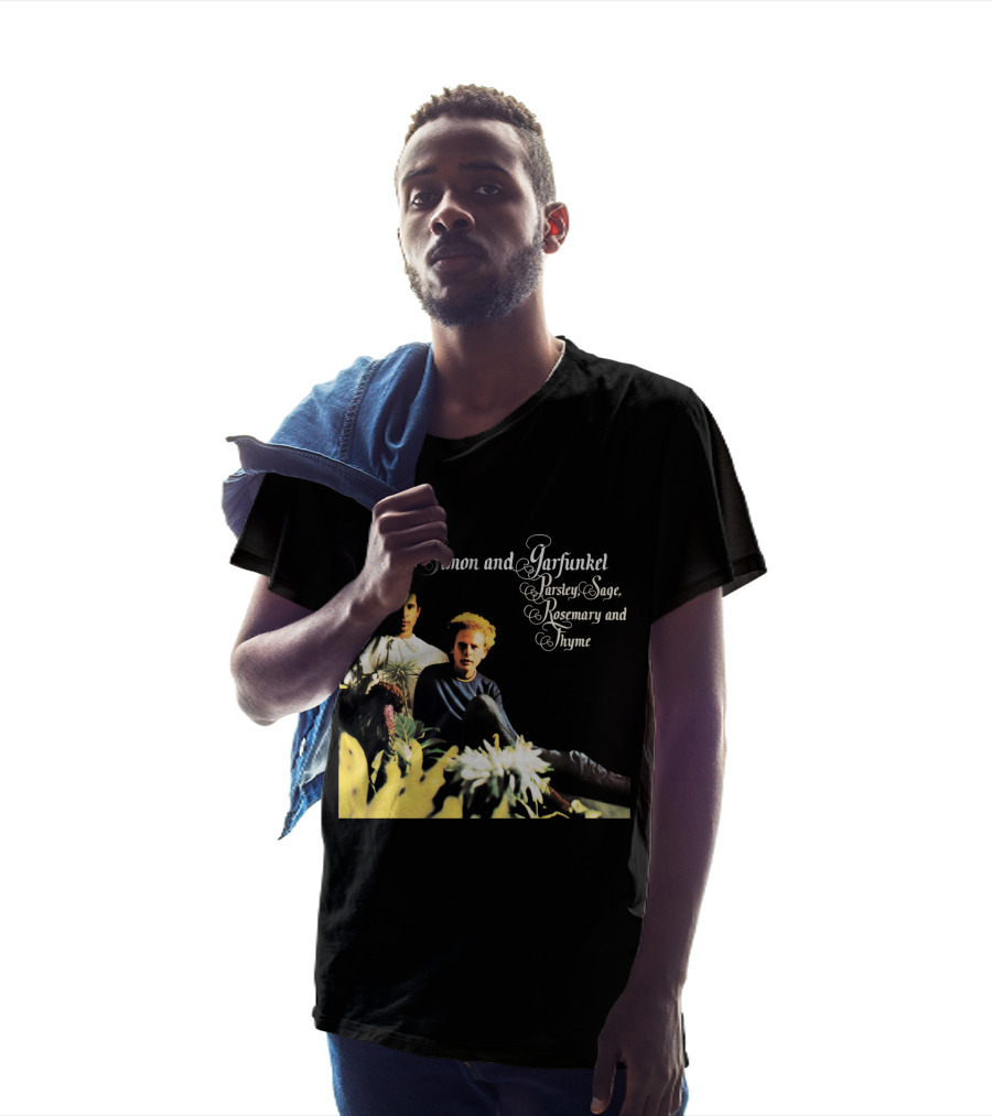 Simon And Garfunkel Parsley Sage Rosemary And Thyme Album Cover T-Shirt
