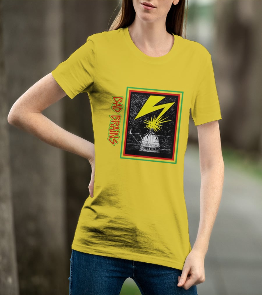 Bad Brains Capitol Lightning Bolt T-Shirt