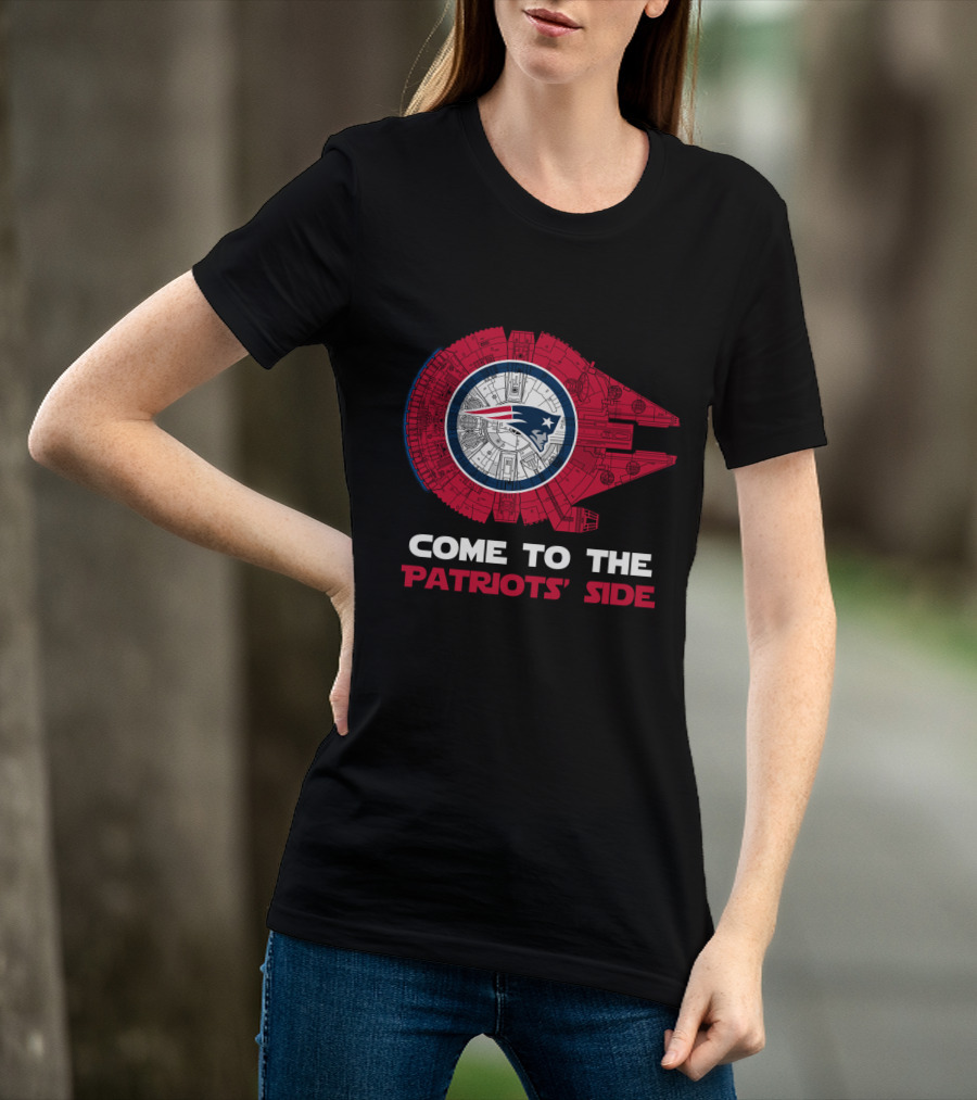 Come To The Patriots' Side Millennium Falcon New England Patriots T-Shirt