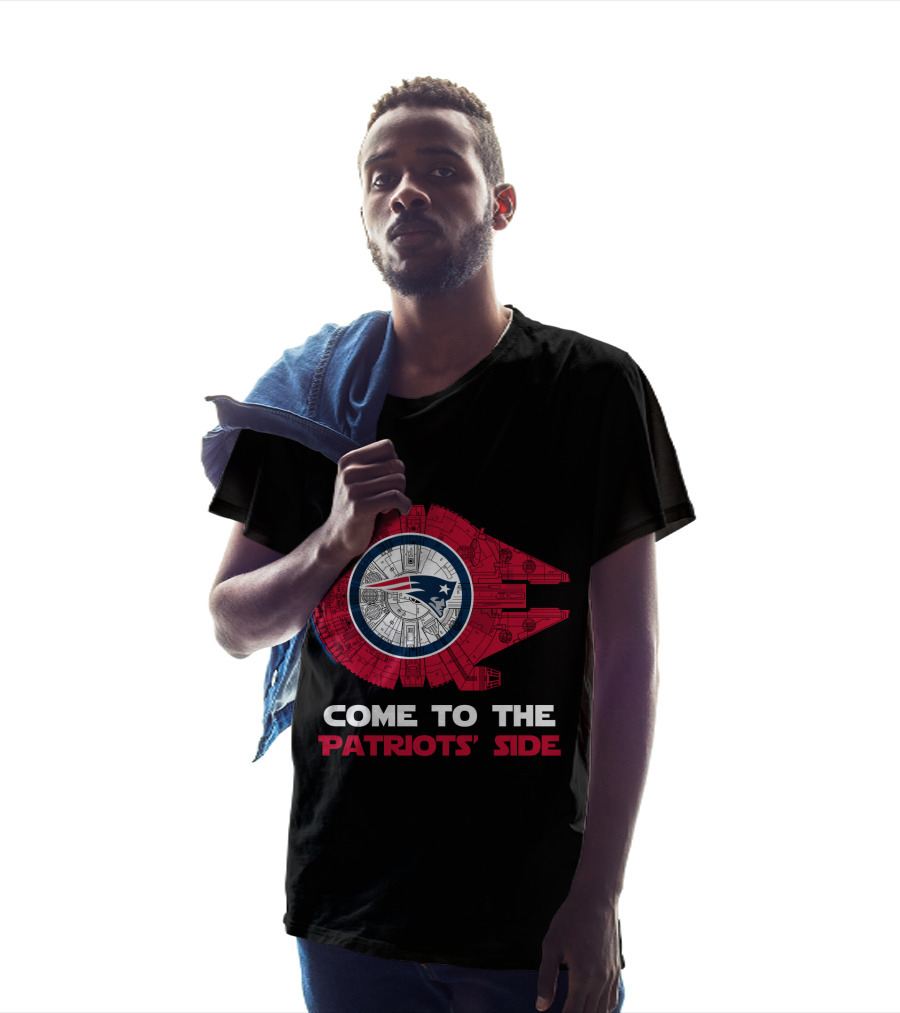 Come To The Patriots' Side Millennium Falcon New England Patriots T-Shirt