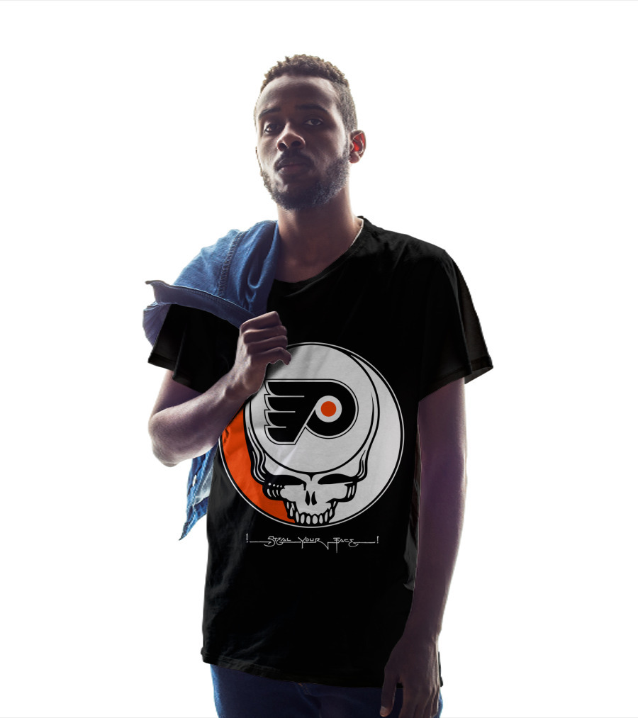 Steal Your Face Grateful Dead Philadelphia Flyers T-Shirt