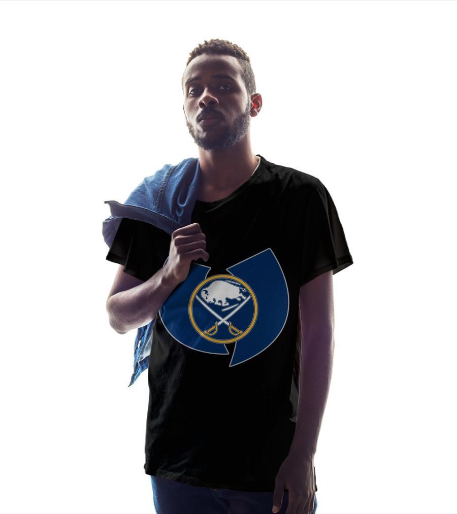 Buffalo Sabres Wu-Tang Clan Logo Mashup T-Shirt