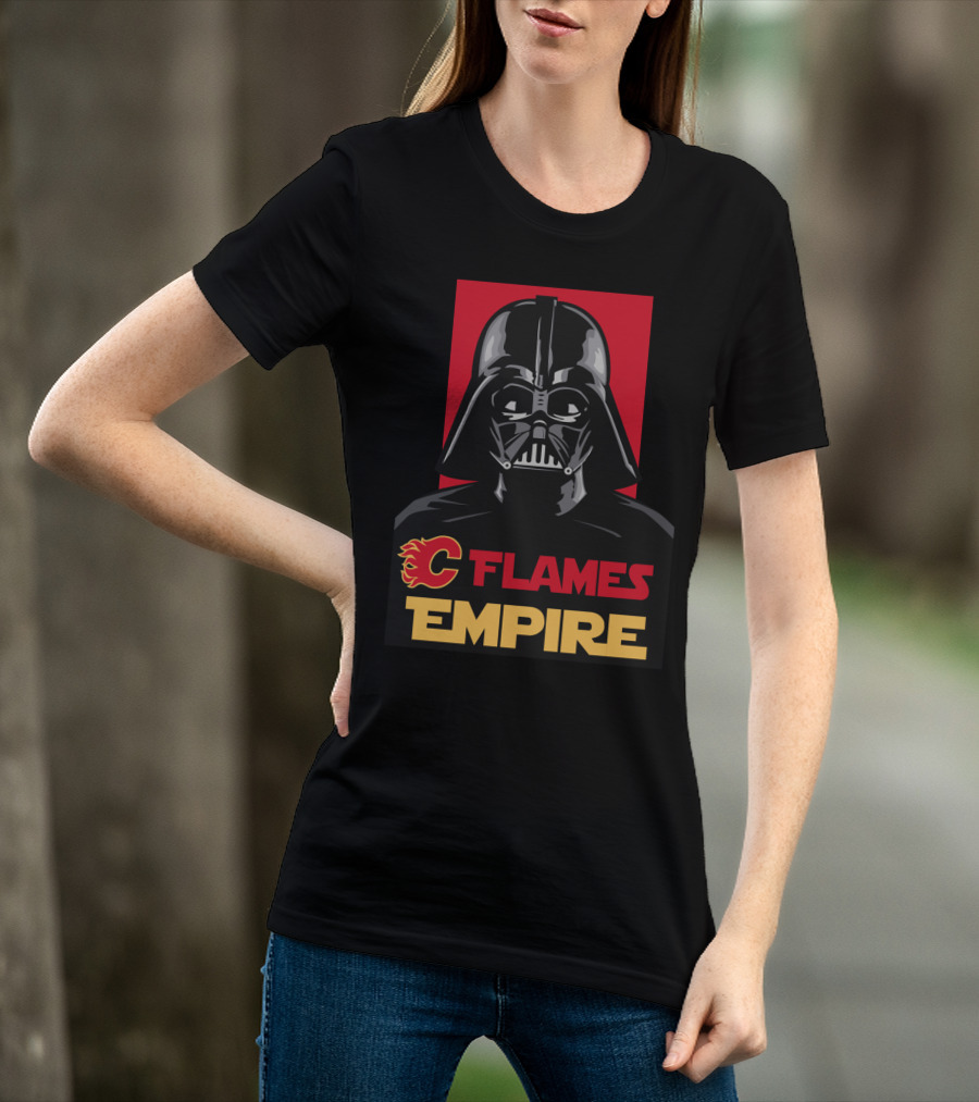 Calgary Flames Empire Darth Vader NHL T-Shirt