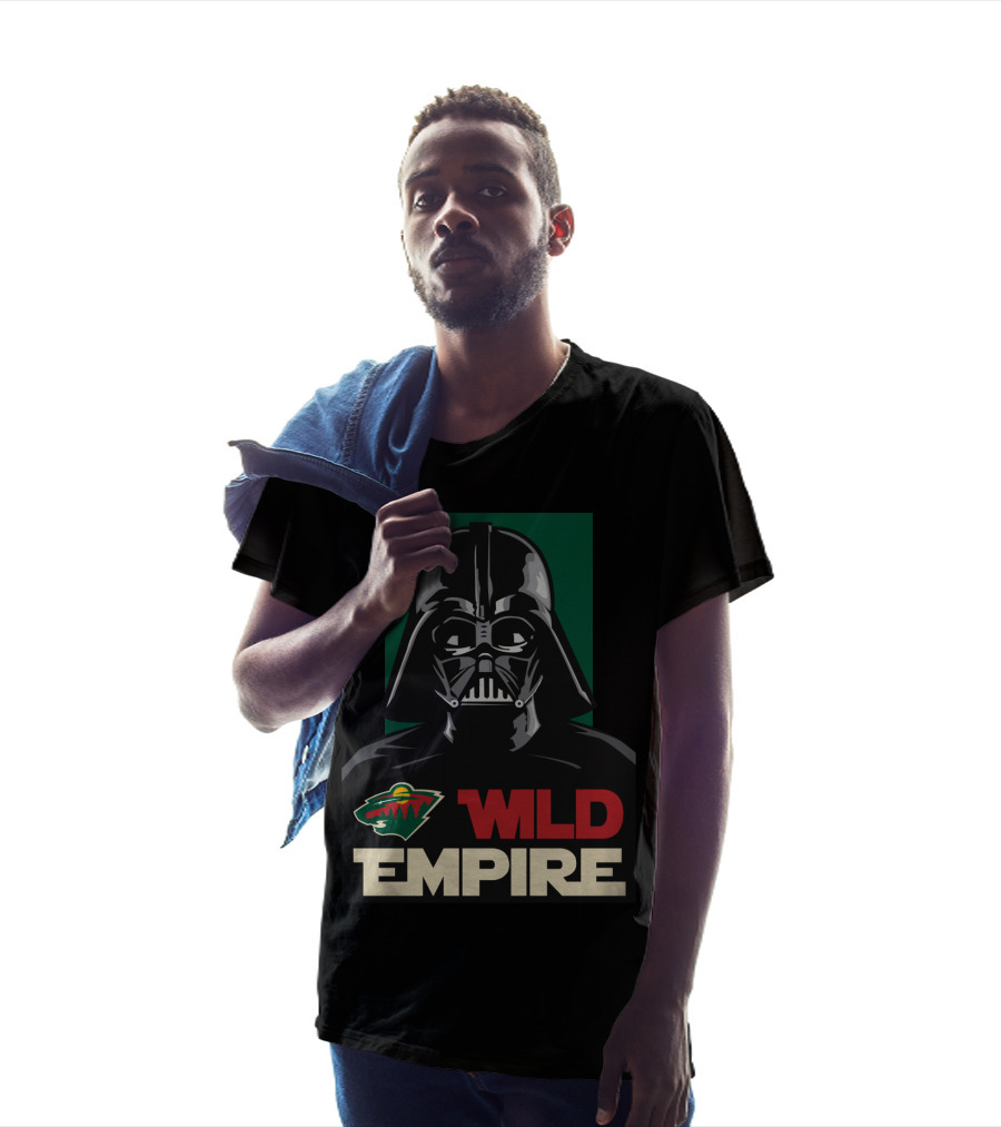 Minnesota Wild Empire Darth Vader NHL T-Shirt