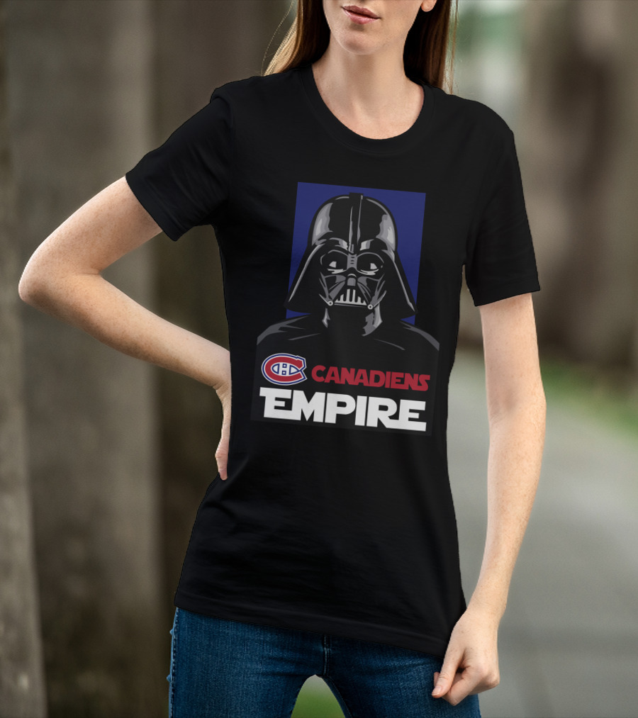 Montreal Canadiens Empire Darth Vader NHL T-Shirt