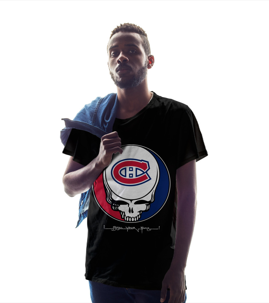 GRATEFUL DEAD Montreal Canadiens Steal Your Face T-Shirt