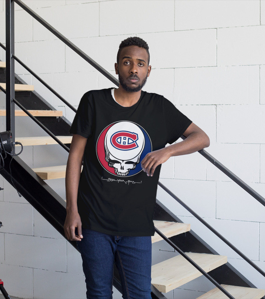 GRATEFUL DEAD Montreal Canadiens Steal Your Face T-Shirt