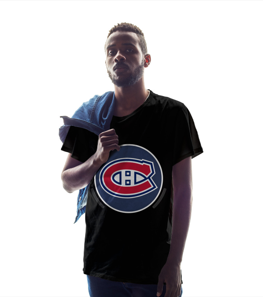 Montreal Canadiens Power Decal Logo Emblem T-Shirt