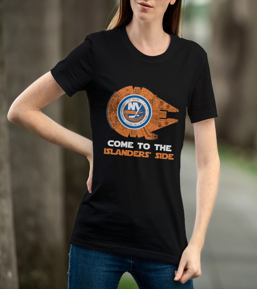 New York Islanders Come To The Islanders' Side Millennium Falcon T-Shirt
