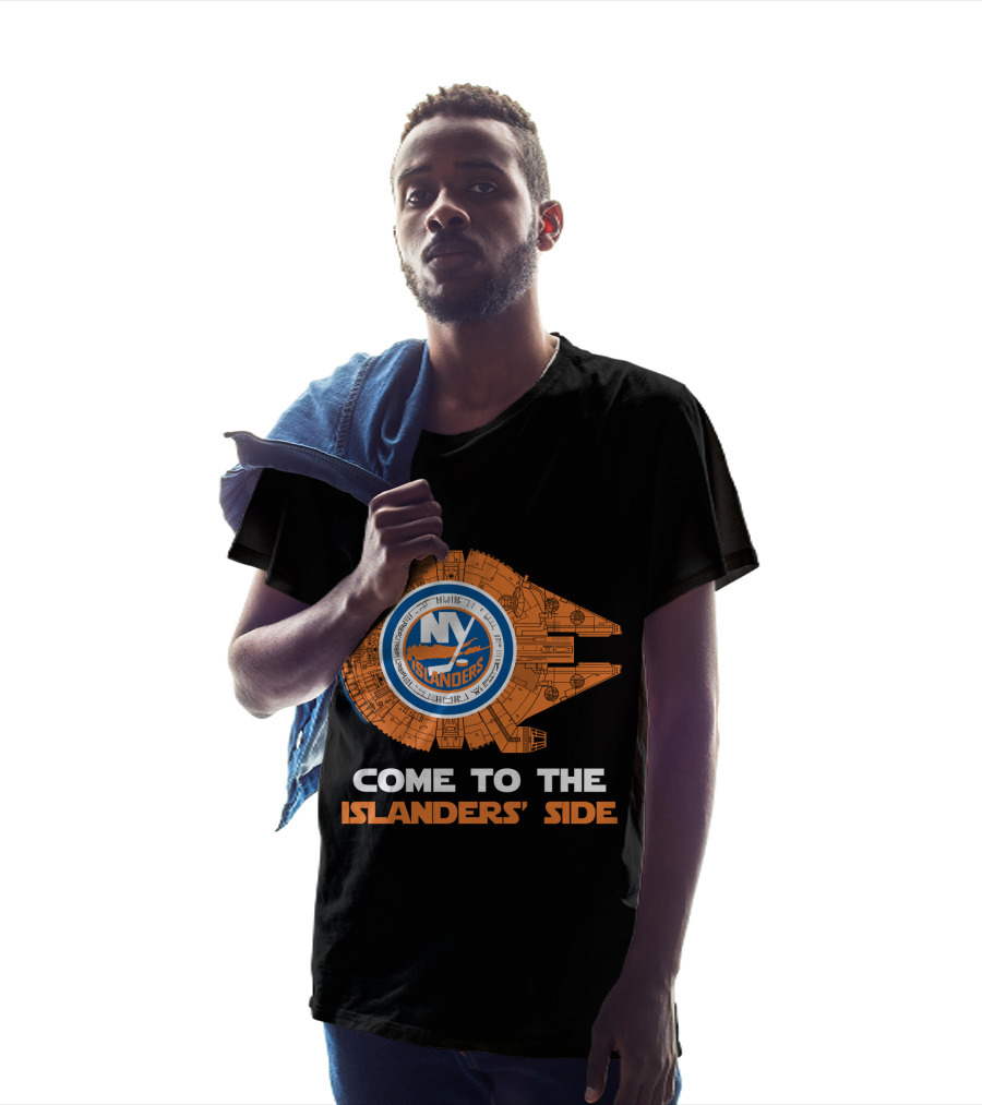 New York Islanders Come To The Islanders' Side Millennium Falcon T-Shirt