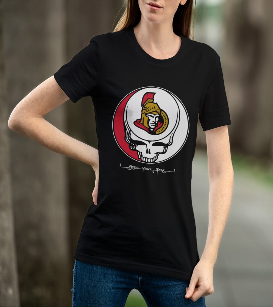 Steal Your Face Grateful Dead Ottawa Senators T-Shirt