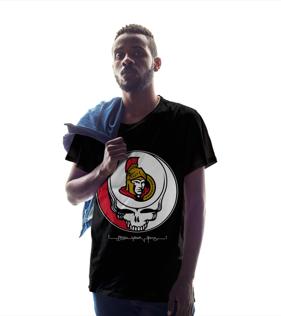 Steal Your Face Grateful Dead Ottawa Senators T-Shirt