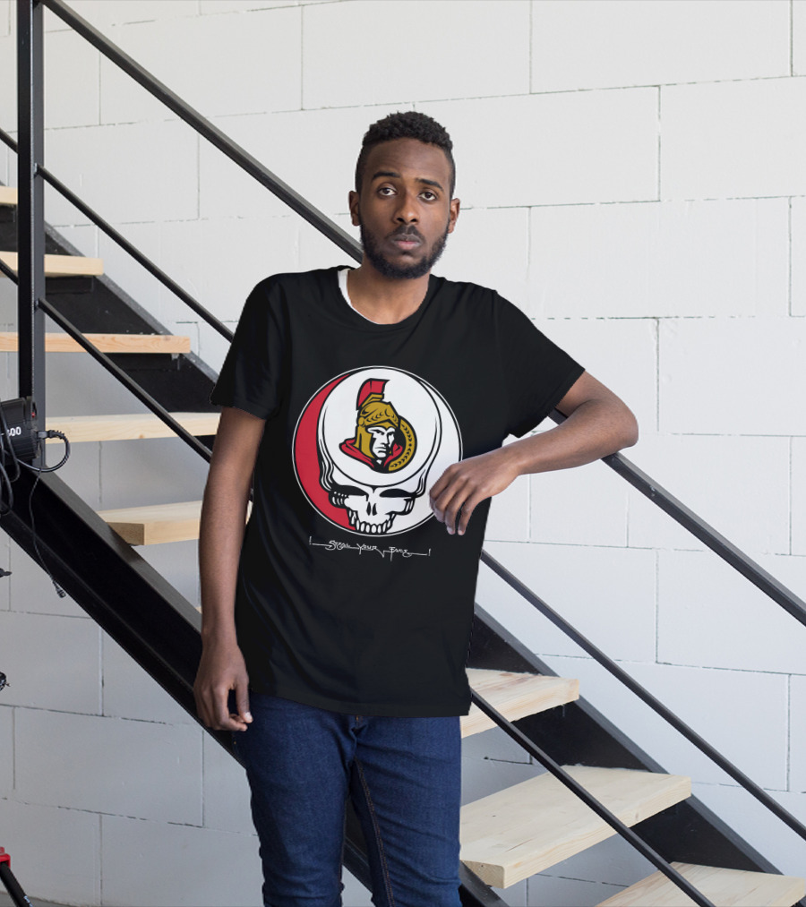 Steal Your Face Grateful Dead Ottawa Senators T-Shirt