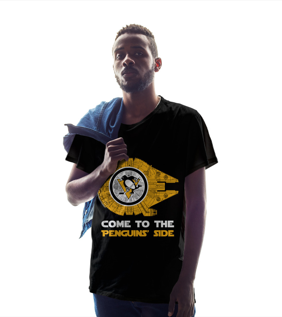 Pittsburgh Penguins Millennium Falcon Come To The Penguins' Side T-Shirt
