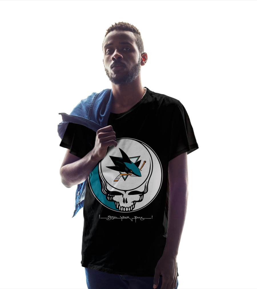 Grateful Dead Steal Your Face San Jose Sharks T-Shirt