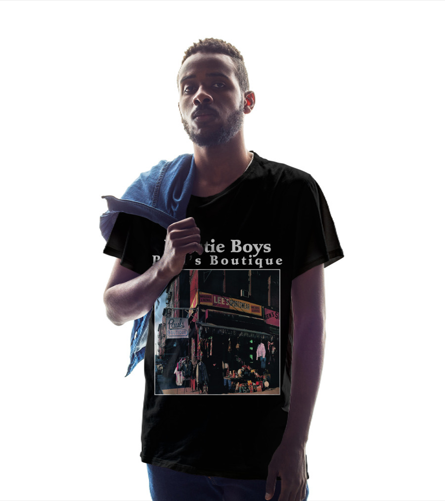 Beastie Boys Paul's Boutique Lee's Sportswear Paul's Boutique Sign T-Shirt