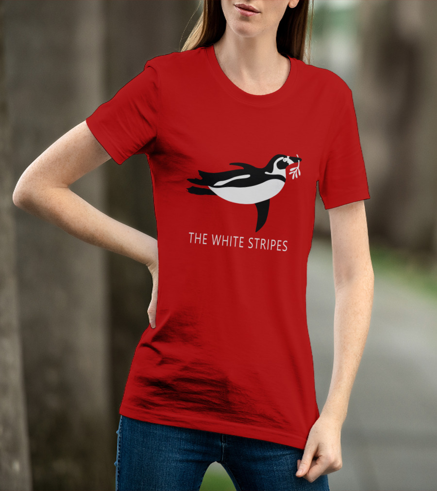 The White Stripes TWS 03 Red Penguin T-Shirt