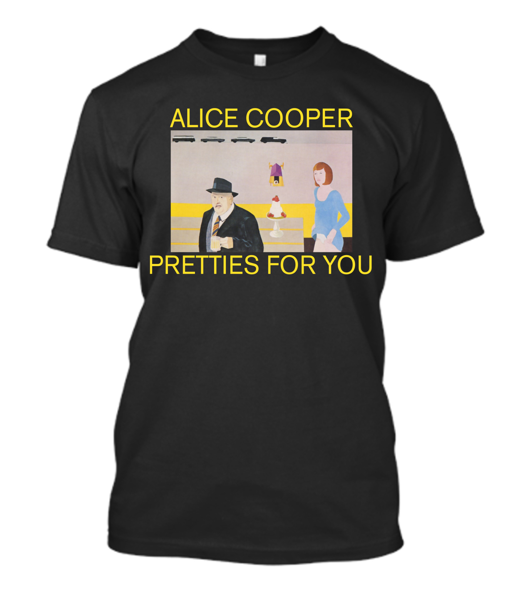 Alice Cooper Pretties For You Retro Album Cover Art T-Shirt