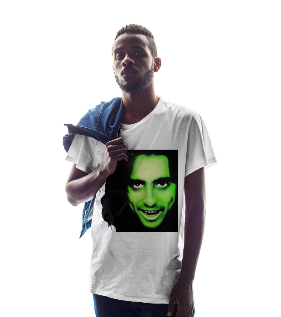 Alice Cooper Goes To Hell Iconic Green Face T-Shirt