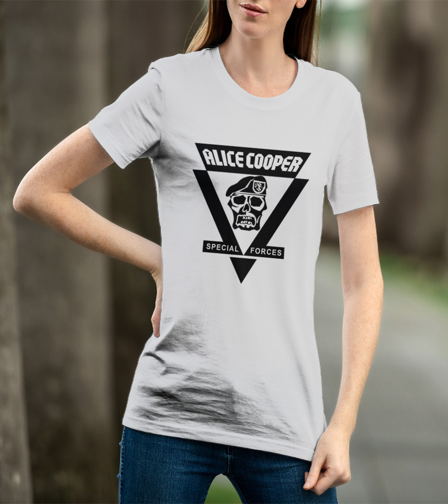 Alice Cooper Special Forces Skull Triangle T-Shirt