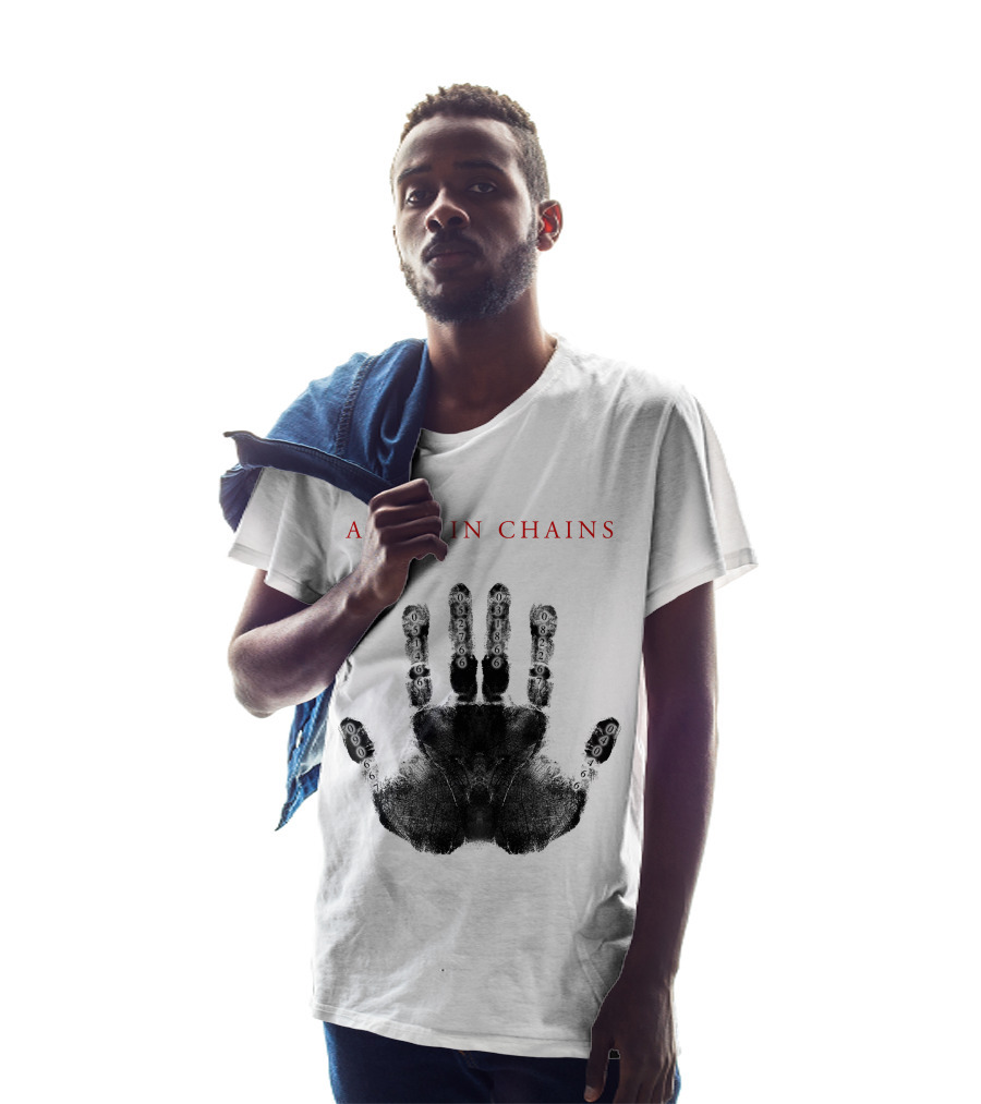 Alice In Chains Handprint With Numbers T-Shirt