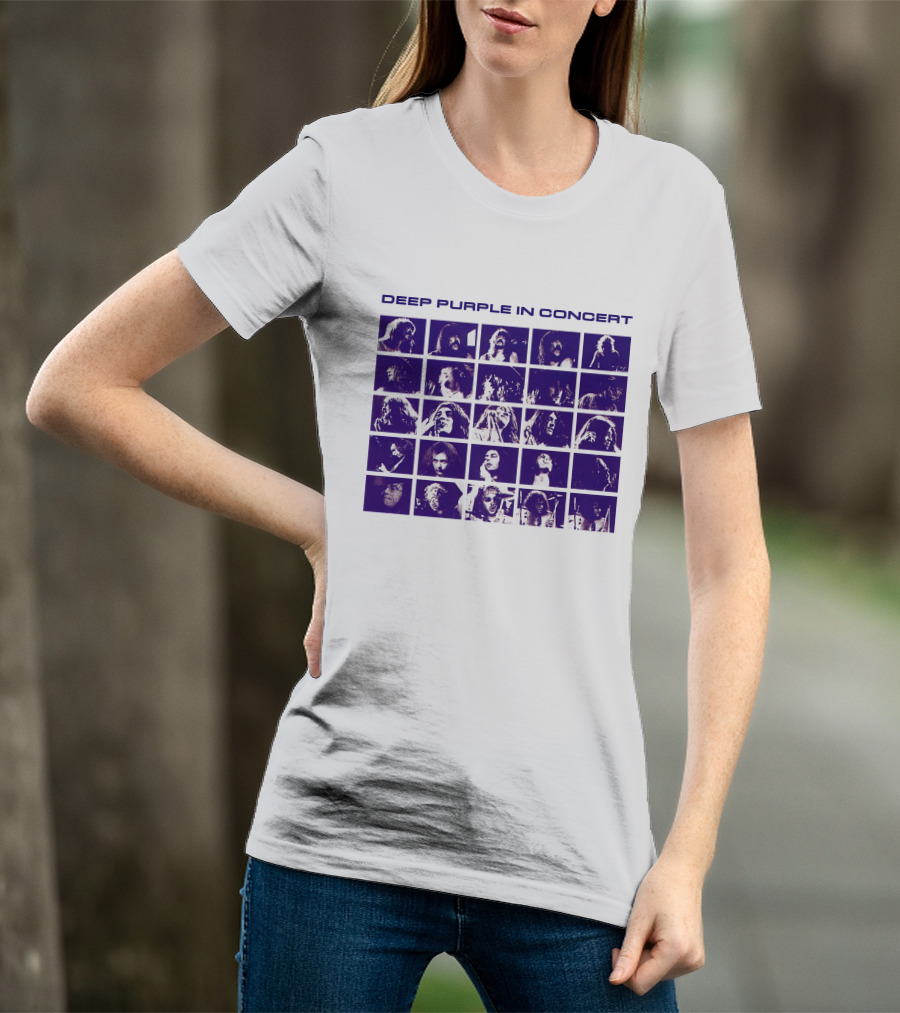 Deep Purple In Concert Grid Photos T-Shirt