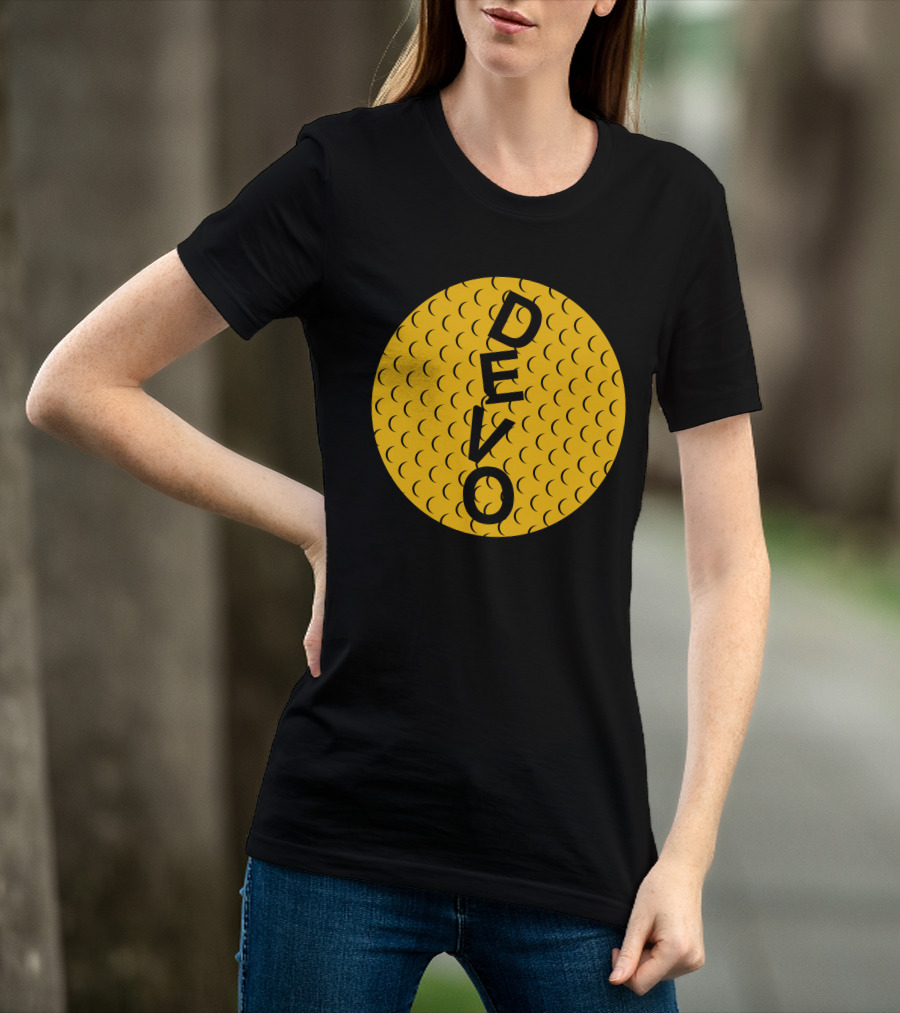 Devo Yellow Circle T-Shirt