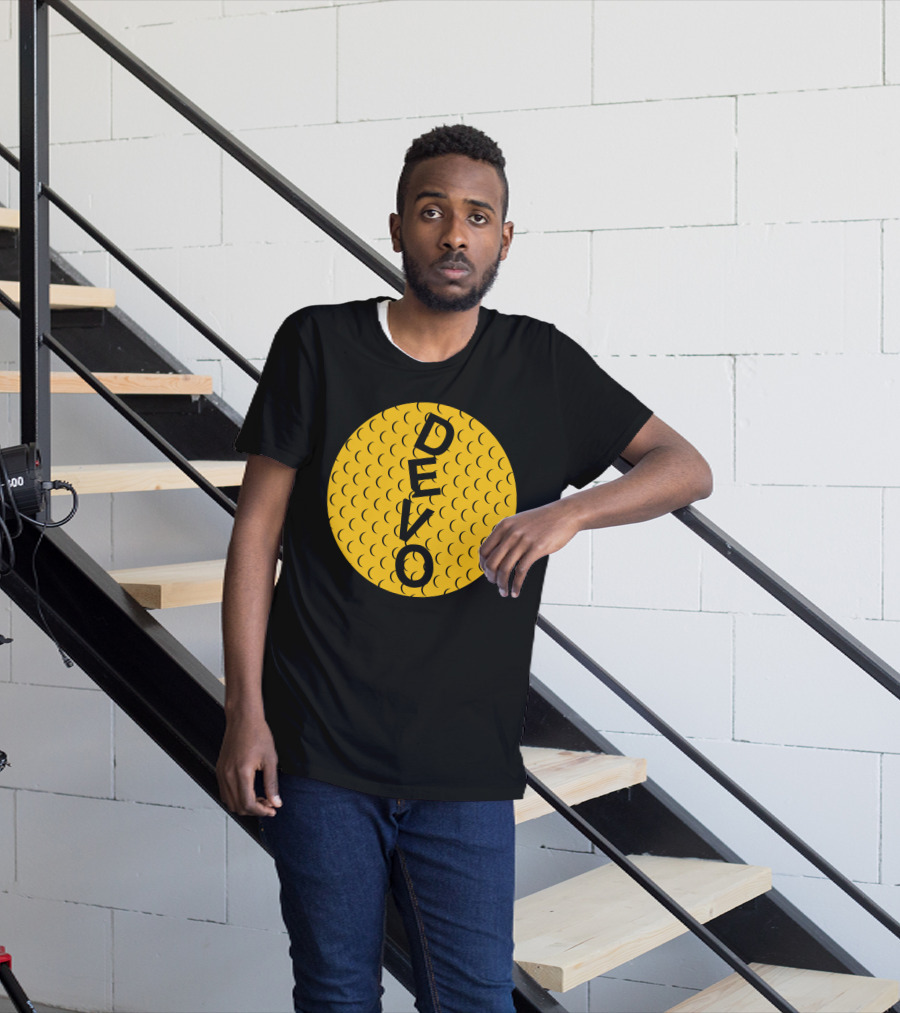 Devo Yellow Circle T-Shirt