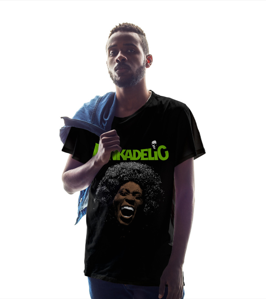Funkadelic Logo With Screaming Woman And Skull T-Shirt