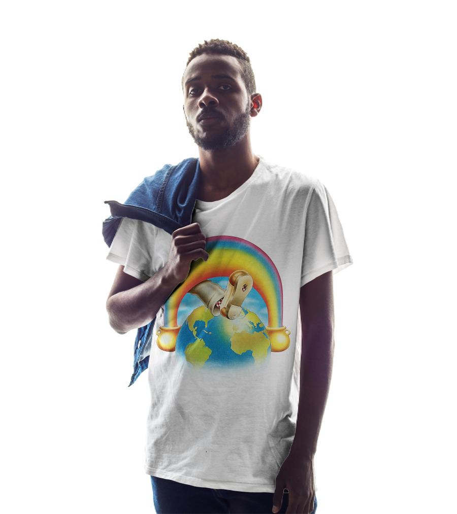 Steal Your Face Earth Rainbow T-Shirt