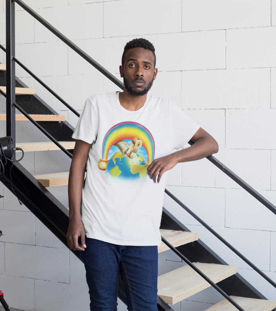 Steal Your Face Earth Rainbow T-Shirt