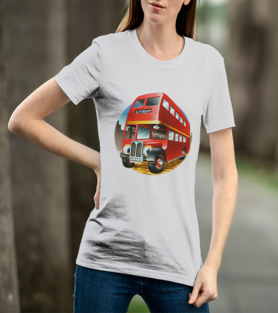 Europe '72 Series 5 - Strand Lyceum London England 5-23-1972 Double Decker Bus T-Shirt
