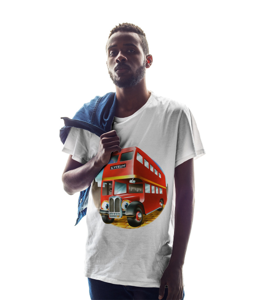 Europe '72 Series 5 - Strand Lyceum London England 5-23-1972 Double Decker Bus T-Shirt