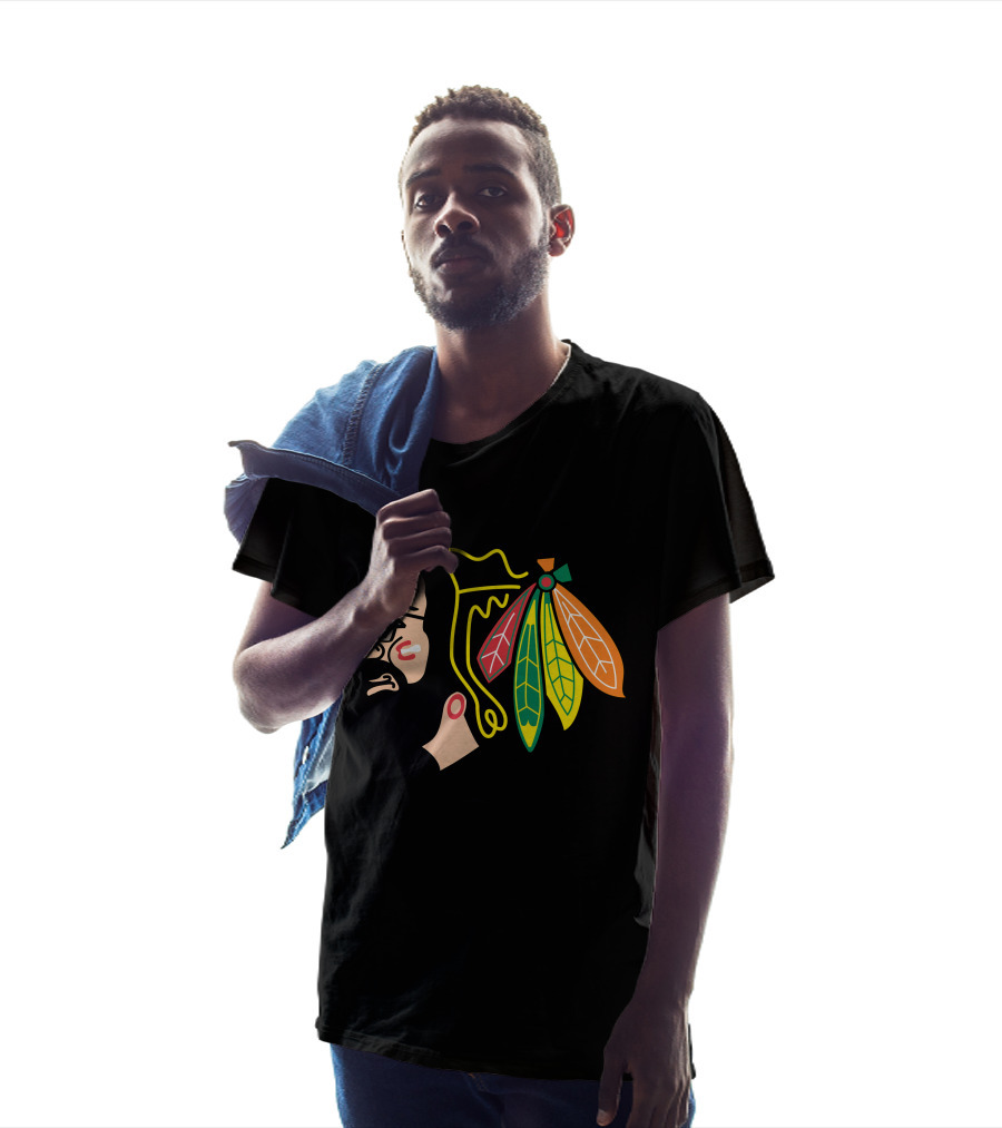 Chicago Blackhawks Grateful Dead Style T-Shirt