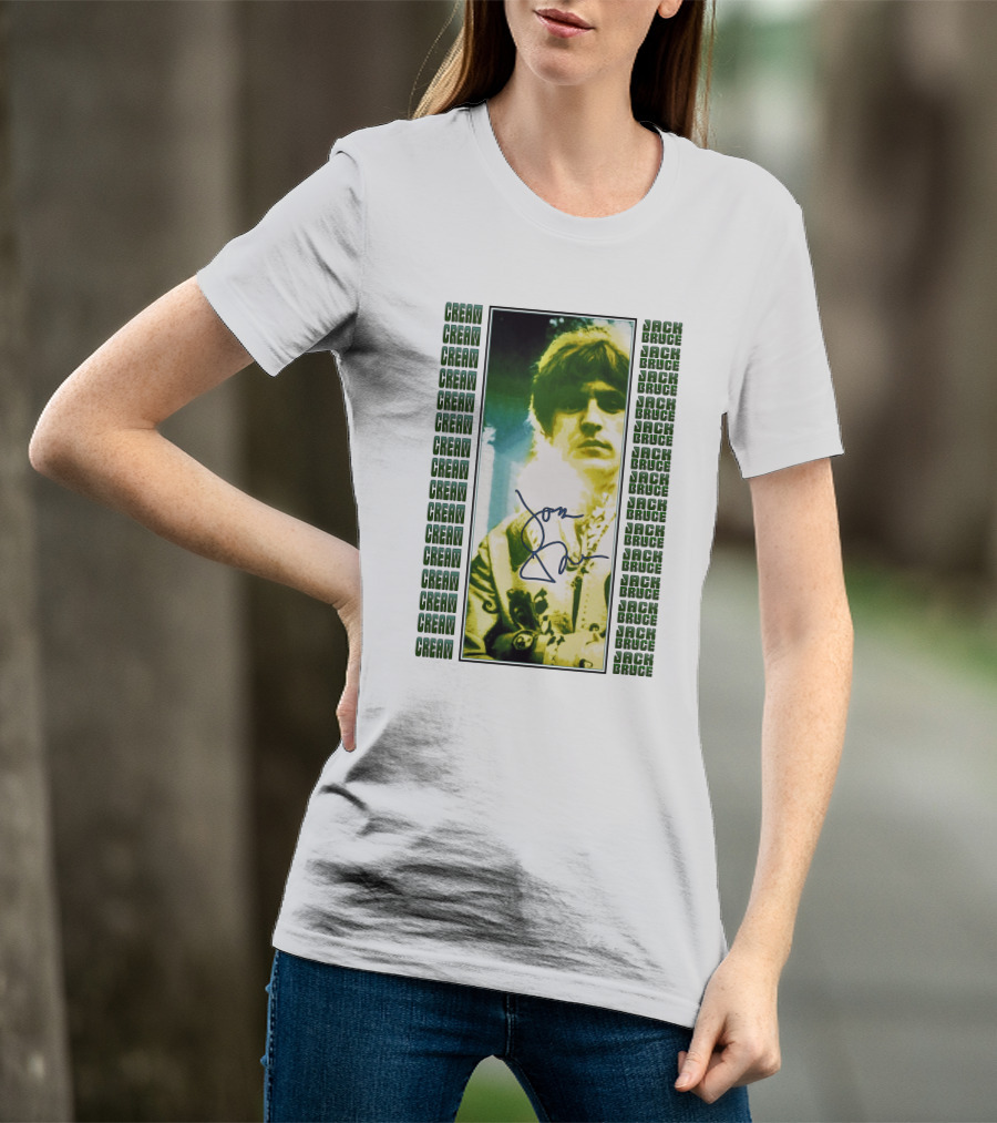 Cream Jack Bruce Signature Portrait T-Shirt