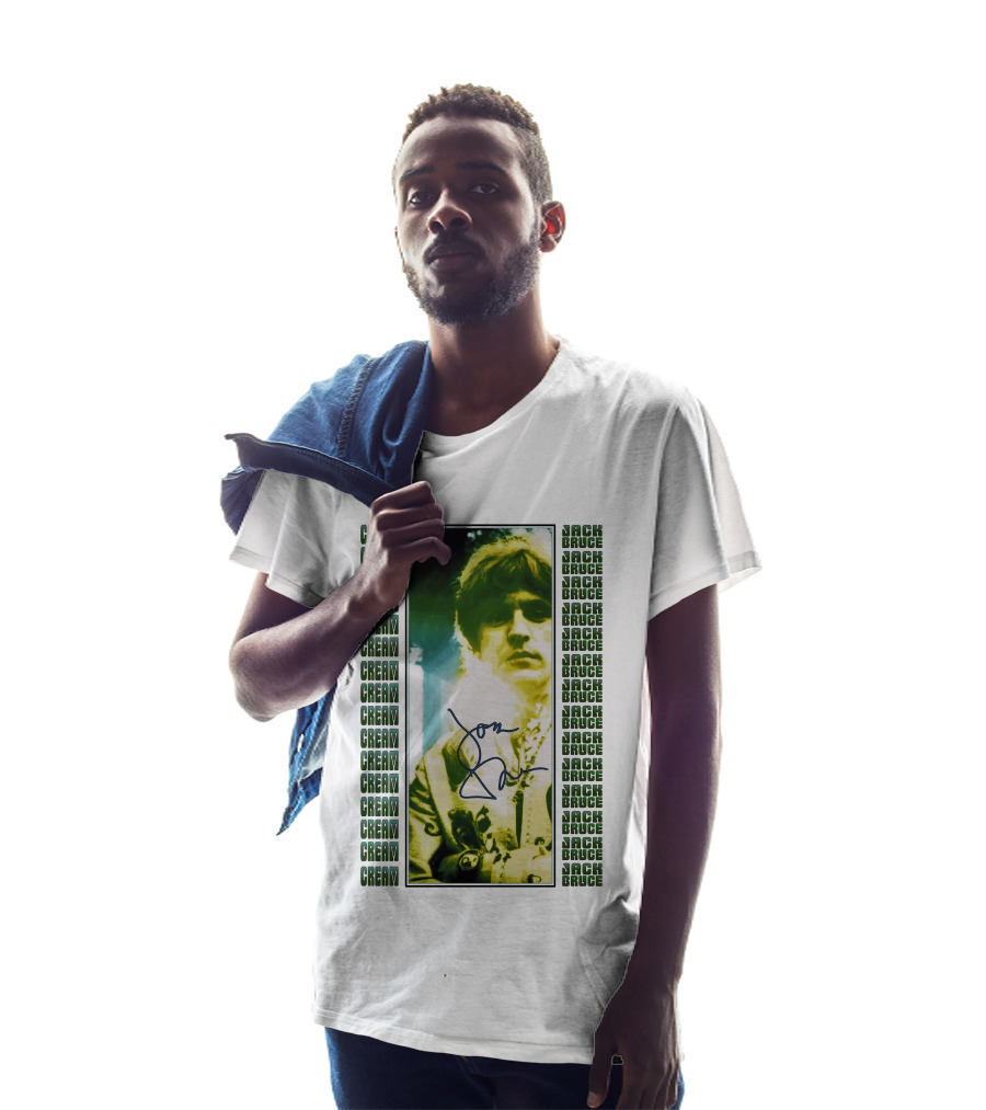Cream Jack Bruce Signature Portrait T-Shirt