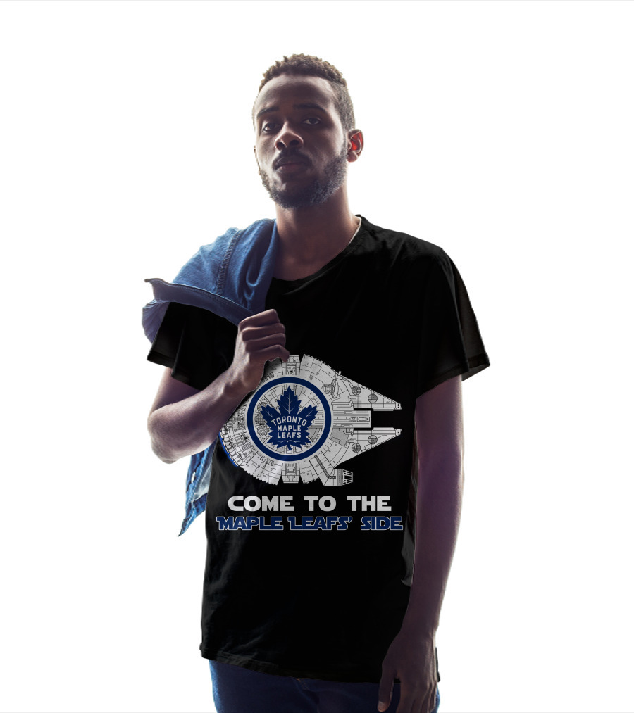 Toronto Maple Leafs Millennium Falcon Come To The Maple Leafs' Side T-Shirt